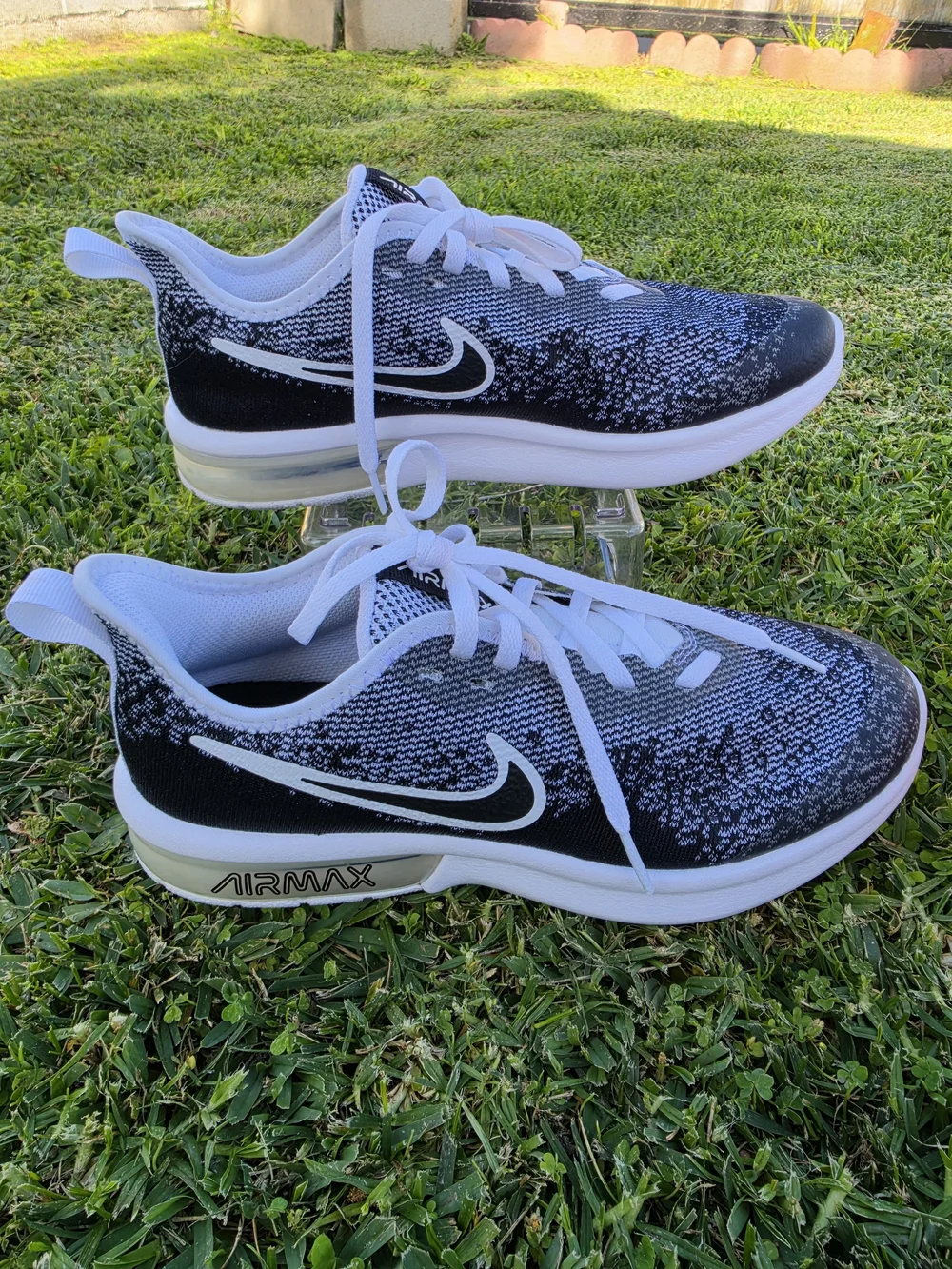 Nike Air Max Sequent 4 GS 'Oreo Sneakers Unisex Size 5.5Y 24cm.